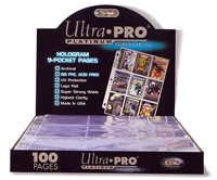 Ultrapro 9 pocket pages - box of 100