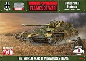 Flames of War: German Panzer IV H Platoon