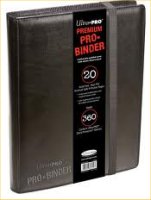 Ultrapro Premium 9 pocket portfolio Black Leather Effect